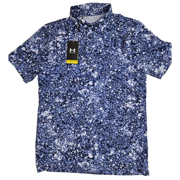 Under Armour Playoff Polo Shirt Men's Size Small Blue Performance Golf - Picture 1 of 6